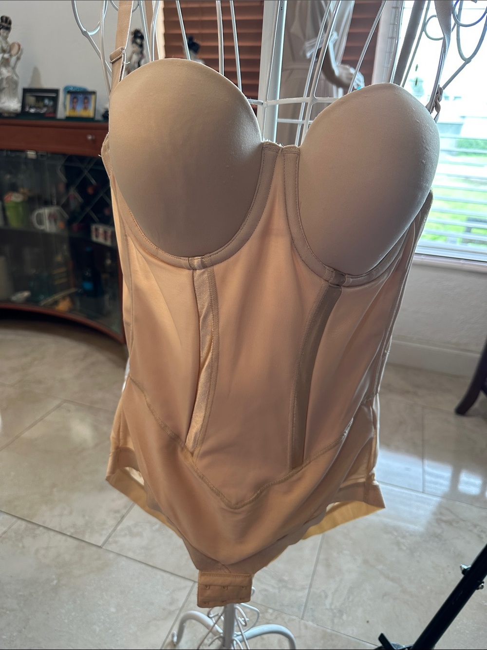 Maidenform Strapless Nude Longline Shaper Bodysuit